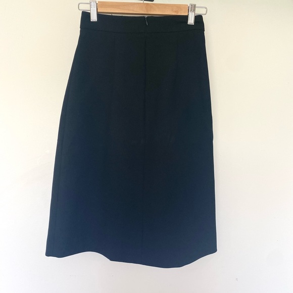 Zara Knee Length Pleated Front Skirt - Picture 3 of 8